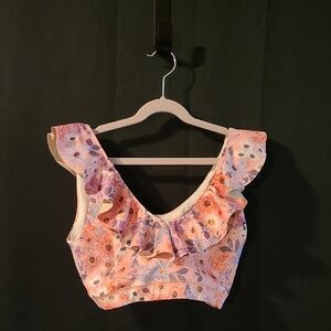 IVL SEXY Floral Ruffle Women's Top